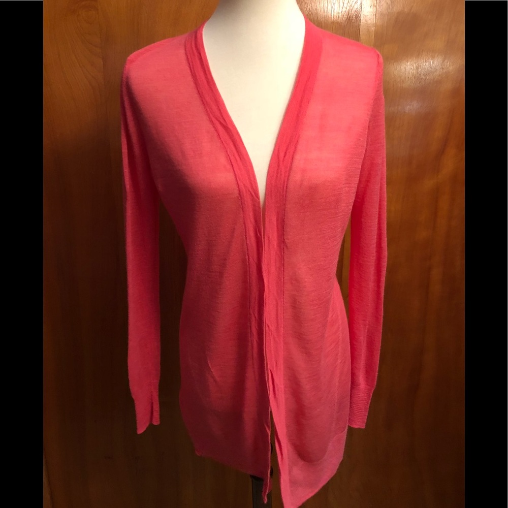 Loft. Apricot Cardigan